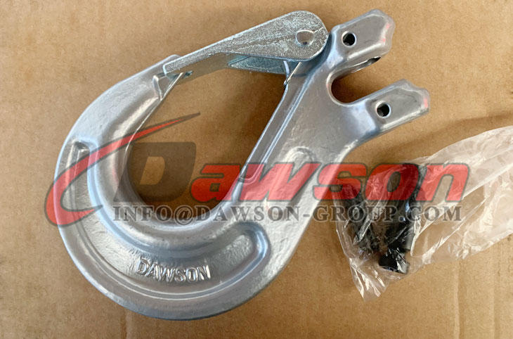 DS1004 G100 Gancho de eslinga tipo horquilla pintado en gris con pestillo de seguridad para montaje de eslinga de cadena - Dawson Group Ltd. - Fabricante, proveedor de China