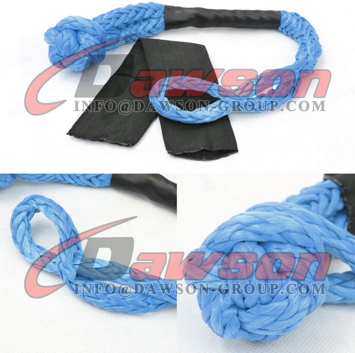 Cuerda de grillete suave, Cuerda de recuperaci&oacute;n de grillete suave de UHMWPE para remolque de escalada de recuperaci&oacute;n de cami&oacute;n SUV ATV 4X4 de vela - Dawson Group Ltd. - Fabricante, proveedor y f&aacute;brica de China