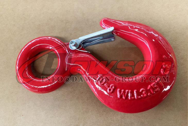 DS039 G80 Gancho para cabestrillo con pestillo para cadena de elevaci&oacute;n - Dawson Group Ltd. - Fabricante, proveedor y f&aacute;brica de China