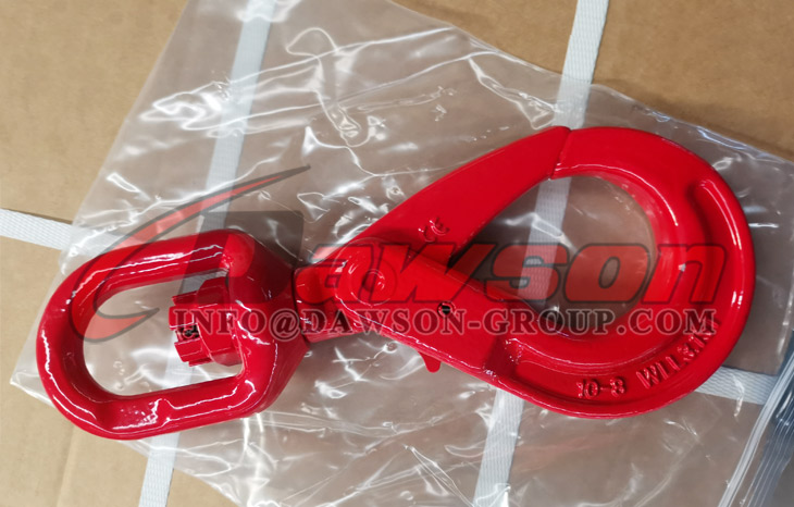 DS755 G80 Gancho autoblocante giratorio mejorado para eslingas de cadena de elevaci&oacute;n - Dawson Group Ltd. - Fabricante, proveedor y f&aacute;brica de China