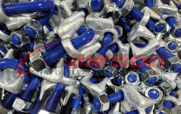 Tipo americano Tipo de EE. UU. EN 13411-5 tipo B D450 Clips para cable de alambre de alta resistencia forjados - Dawson Group Ltd. - Fabricante, proveedor y f&aacute;brica de China