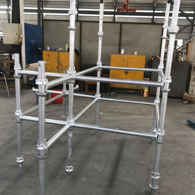 Sistema de colas de andamio galvanizado vertical estándar