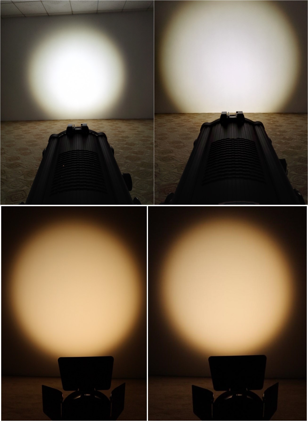 led studio light proyector de fresnel led
