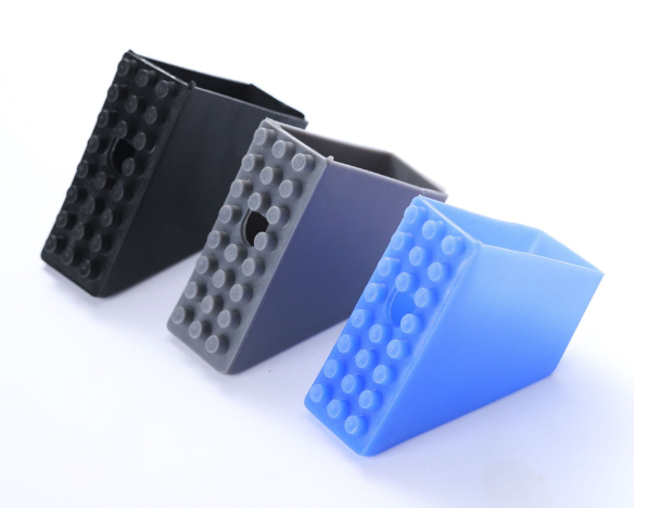Sloping Rectangle Antislip Plastic End Cap for Chair Table Leg (YZF-FU013)