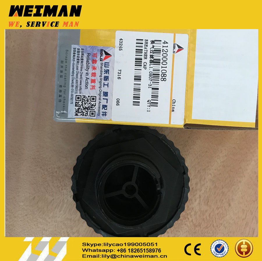 Original SDLG LG956L Wheel loader Parts Breather Cap 4120001088