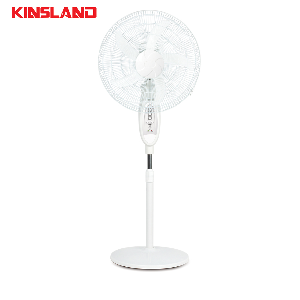 New Arrival Digital 12V AC DC 16 Inch High Quality Electric Rechargeable Stand Fan Remote Control With LED Night Light