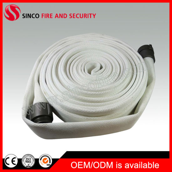 Canvas Double Jacket Fire Delivery Hose / Fire Hydrant Hose for Fire Fighting
