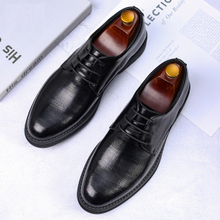 Hot selling low cut leather footwear Design Comfortable Breathable Light Weight Zapatos de hombre de negocios