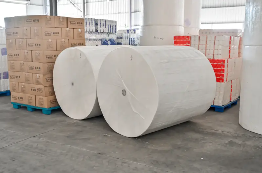 tissue paper jumbo roll rollo gigante de papel de seda