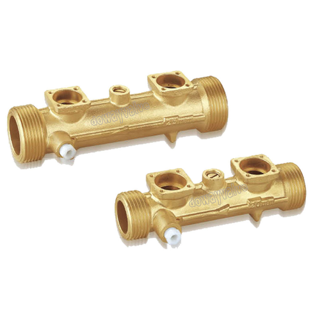 Cuerpo de sensor de latón para caudalímetros ultrasónicos