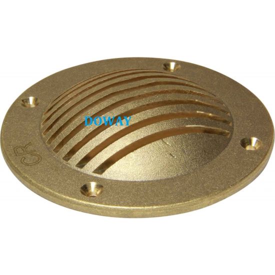 Rejilla de filtro de admisión redonda de latón Seaflow (ranura completa / 150 mm de diámetro exterior)