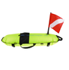 Scuba Dive Torpedo Shape Buoy Signal Float with Flag For Freediving And Spearfishing