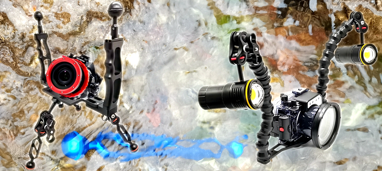 Underwater Tripod Arm Tray System