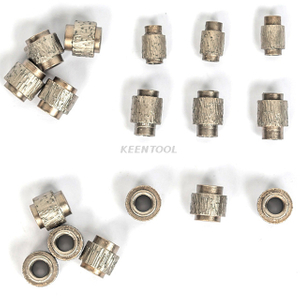 Contas de diamante sinterizado de 7,2 mm a 11,5 mm para todo o corte de pedras e concreto