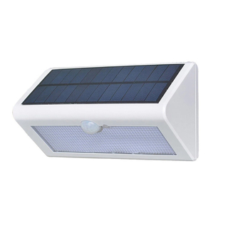 Waterproof Solar Powered LED Solar Garden Lamp Motion Sensor 48 LEDs Metal Wall Decoration Light 