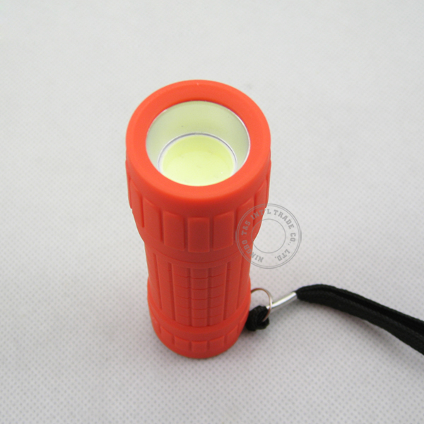  Plastic COB LED Flashlight