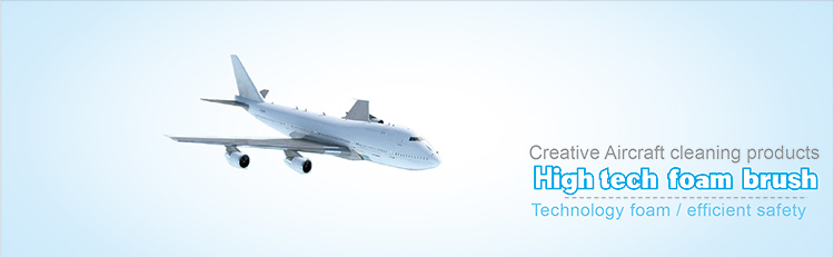 Lfsponge aircraft shell cleaning use Life Nano High tech foam brush Le nettoyage de la coquille de l'avion Lfsponge utilise le pinceau en mousse haute technologie Life Nano
