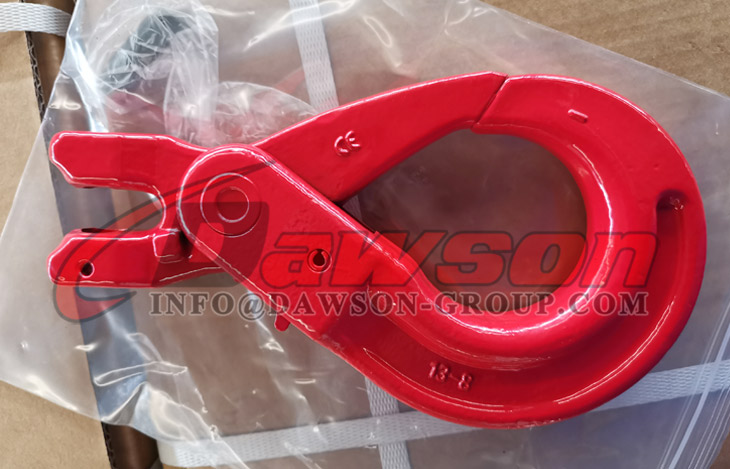 Gancho autobloqueante de horquilla tipo europeo G80 para eslingas de cadena de elevaci&oacute;n - Dawson Group Ltd. - Fabricante, proveedor y f&aacute;brica de China