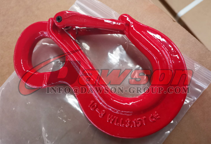 Gancho tipo ojo franc&eacute;s G80 con pestillo forjado - Dawson Group Ltd. - Fabricante, proveedor y f&aacute;brica de China