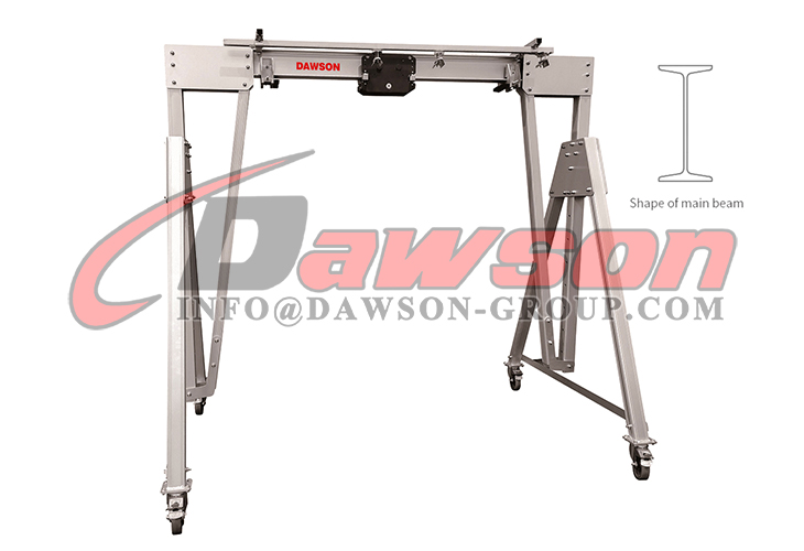 P&oacute;rtico de portal tipo DSPG-H de 500 kg-5000 kg, p&oacute;rtico port&aacute;til de aleaci&oacute;n de aluminio, gr&uacute;as de p&oacute;rtico - Dawson Group Ltd. - Fabricante, f&aacute;brica de China