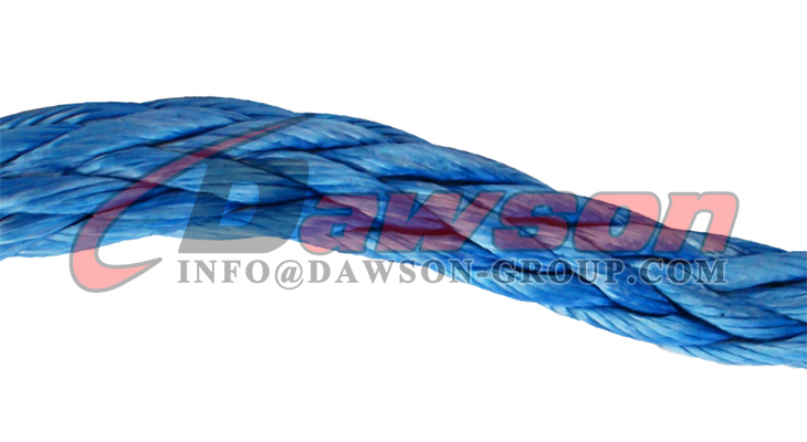 Cuerda de amarre DAWSON-MAX HMPE de 12 hebras, fibra de polietileno de peso molecular ultraalto (UHMPE) - Dawson Group Ltd. - Proveedor de China