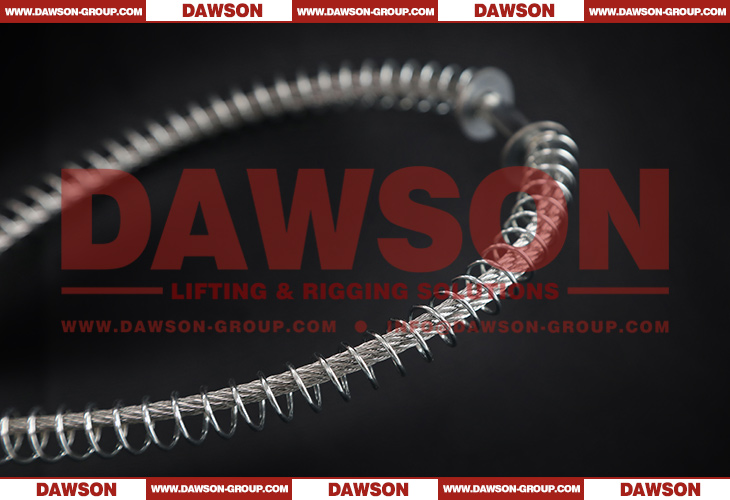 Cable de seguridad Whipcheck resistente a la corrosi&oacute;n y al &oacute;xido de acero al carbono galvanizado DAWSON Cable de control de l&aacute;tigo de manguera a manguera - Dawson Group Ltd. - Proveedor, f&aacute;brica y fabricante de China