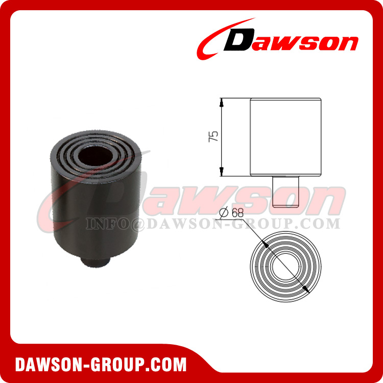 DSQ50002 Gato hidráulico neumático extraíble con ruedas de 50 toneladas, Gato neumático extraíble con ruedas de alta resistencia