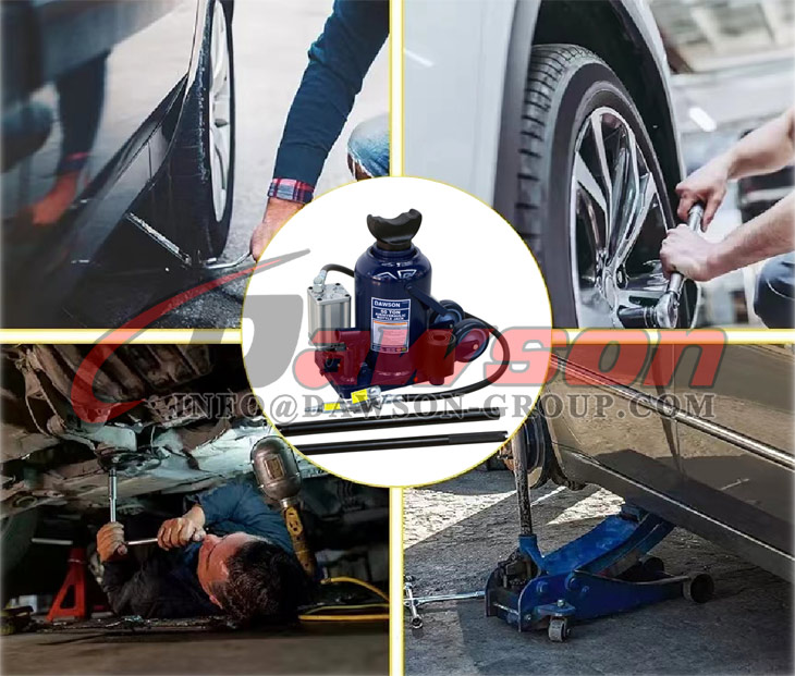 DSQ50002 Gato hidr&aacute;ulico neum&aacute;tico extra&iacute;ble con ruedas de 50 toneladas, equipo para autom&oacute;vil profesional, gato hidr&aacute;ulico - Proveedor de China, F&aacute;brica