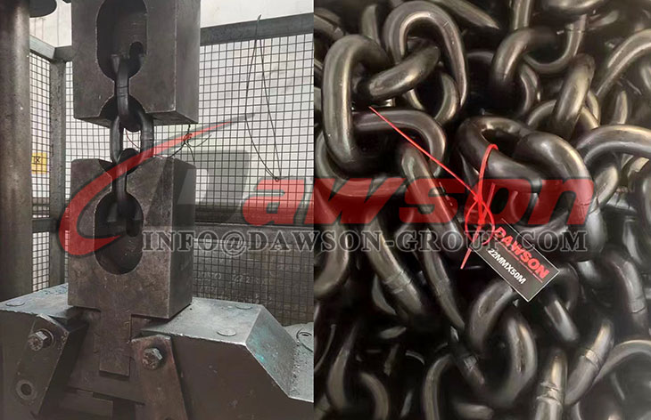 Cadena de elevaci&oacute;n de aleaci&oacute;n de grado 80 de 22 mm, cadena de elevaci&oacute;n G80, cadena de eslabones de grado 80 para eslingas de cadena - Dawson Group Ltd. - fabricante, proveedor de China 