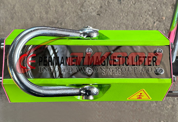 Levantador magn&eacute;tico permanente manual tipo DS-PML20 2000kg - Dawson Group Ltd.