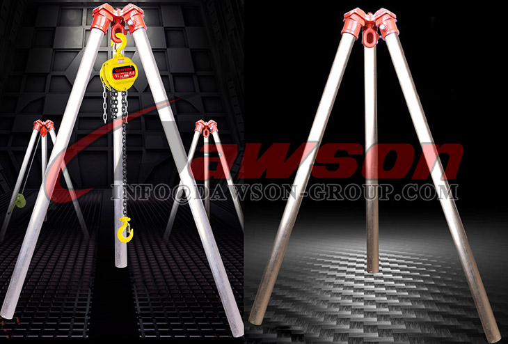Soportes para tr&iacute;podes de seguridad de elevaci&oacute;n tipo DSRT, tr&iacute;podes de seguridad con bloque de cadena - Dawson Group Ltd. - Fabricante, f&aacute;brica de China
