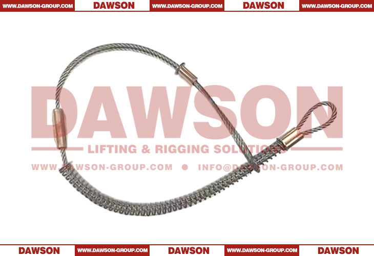 Cable de seguridad Whipcheck resistente a la corrosi&oacute;n y al &oacute;xido de acero al carbono galvanizado DAWSON Cable de control de l&aacute;tigo de manguera a manguera - Dawson Group Ltd. - Fabricante de China