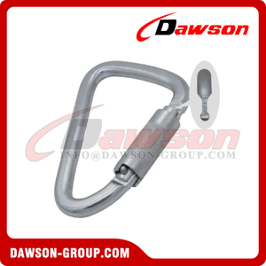 DSJ-1198 حلقة تسلق فولاذية لكامل الجسم، حلقة تسلق الصخور على شكل D