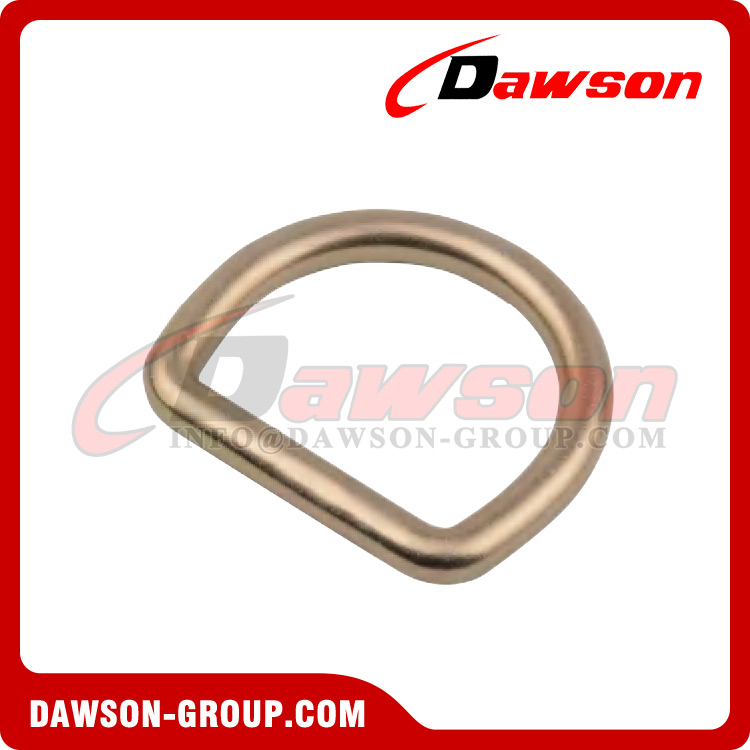 DSJ-3013 Anel D de proteção contra quedas para subida ao ar livre, anel D de aço forjado para arnês de segurança de poliéster