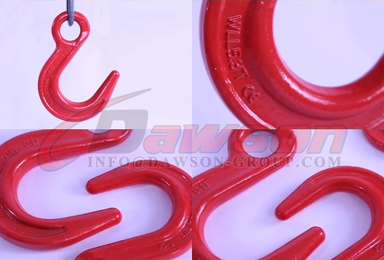 Gancho de fundici&oacute;n de ojo de acero de aleaci&oacute;n forjado DS116 G80 con ojo plano - Dawson Group Ltd. - Proveedor, fabricante, f&aacute;brica de China
