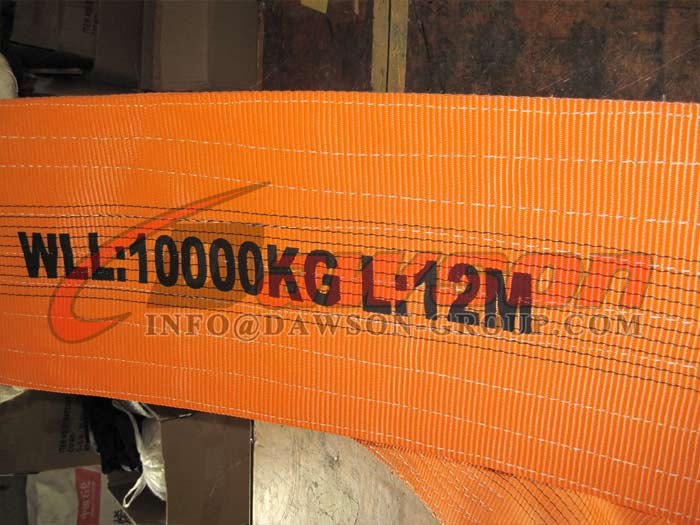 Eslinga web WLL de 10000 kg, eslingas de cinta de poli&eacute;ster, eslingas de elevaci&oacute;n - Dawson Group Ltd. - fabricante, proveedor, f&aacute;brica de China