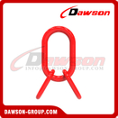 DS092 G80 US Type 3/4 '' - 2-3 / 4 '' مجموعة الوصلة الرئيسية المزورة لرافعات رفع حبل الأسلاك / الرافعات المتسلسلة