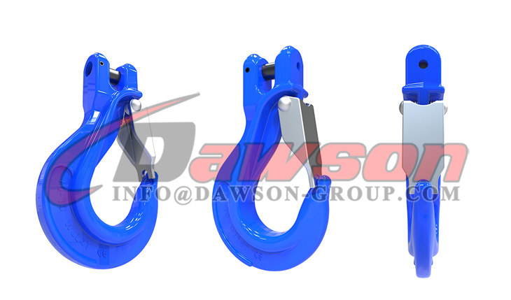 Gancho de eslinga con horquilla G100 con pestillo fundido para eslingas de cadena - Dawson Group Ltd. - F&aacute;brica, proveedor y fabricante de China