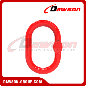  DS482 G80 6 ミリメートル - 22-16 ミリメートル合金鋼マスターリンクチェーンスリング/ワイヤーロープスリング用フラット
