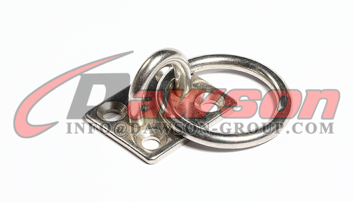 Ojo de almohadilla cuadrada con anillo, Ojo de almohadilla cuadrada de acero inoxidable 316 con anillo - Dawson Group Ltd. - F&aacute;brica, fabricante, proveedor de China