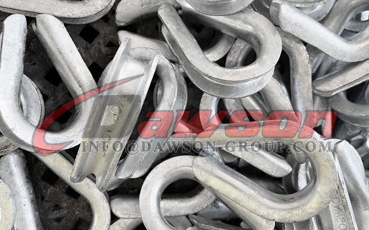 DG-414 Dedales para cable de acero extra resistente, Dedal para cable de acero dulce superior - Dawson Group Ltd. - Fabricante, proveedor y f&aacute;brica de China