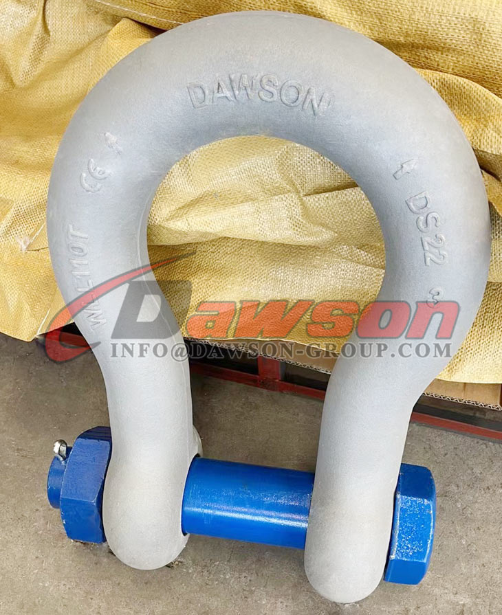 DAWSON BRAND Grau T8 DG2130A Manilha de arco de liga de a&ccedil;o forjado com pino de seguran&ccedil;a, Manilha de &acirc;ncora tipo parafuso classe G8 DG2140 - Dawson Group Ltd.