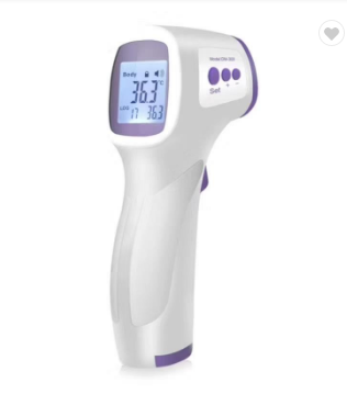Klinkamz herramienta de diagnóstico de temperatura para la frente y la oreja rosa rosa Termómetro digital infrarrojo para bebé con pantalla LCD sin contacto 