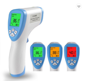 white, 105X50X190mm Pantalla LED Termómetro infrarrojo infrarrojo sin contacto Dispositivo de medición precisa de la temperatura corporal para la frente Pistola termómetro para bebés 