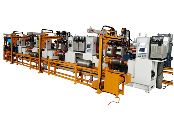 Fully automatic LPG cylinder welding machine