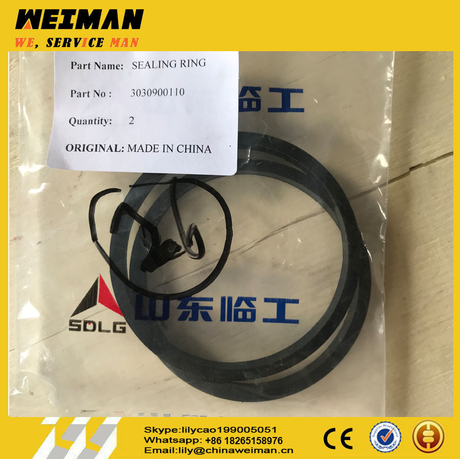 Best price parts for SDLG loader parts ------Transmission seal ring 3030900110 3030900111