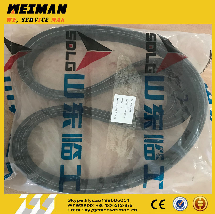 Genuine sdlg V-Belt LG936L WHEEL LOADER PARTS 4110001007018 for engine system