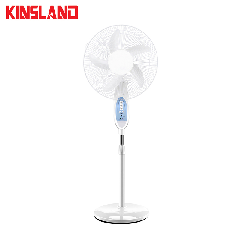 New Arrival Digital 12V AC DC 16 Inch High Quality Electric Rechargeable Stand Fan Remote Control With LED Night Light