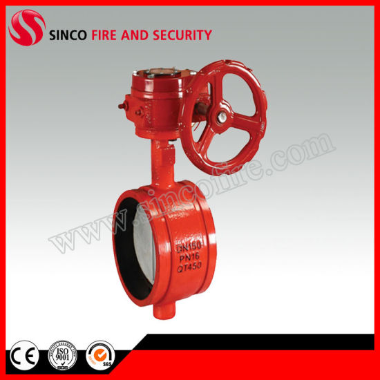 Grooved End Wafer Signal Butterfly Valve