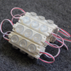 LED Module 3030 3led Lens Module LED Single Color Waterproof DC 12V DC 24V 